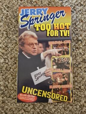 Jerry Springer Too Hot For TV! VHS